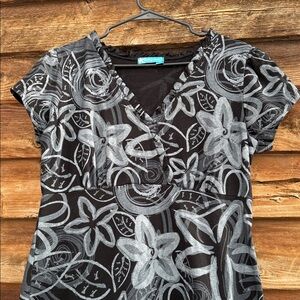 Fresh Produce Elegant Black Blouse